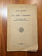 RARE! 1920 Final Report of
