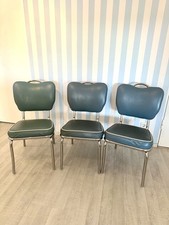 American Diner Stühle 50s Design babyblau, 3 Stück, gebraucht