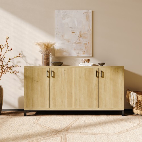 Masseifarbenes sideboard mit - sideboard, 4