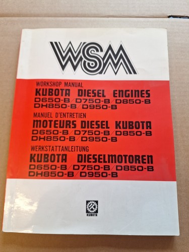 Kubota motor handbuch - motor,