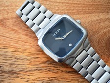 Nixon The Big Player SS Uhr in Silber & Schwarz sehr selten