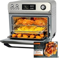 24L Air Fryer Backofen mit Drehspieß | 10-in-1 Konvektionsherd | 1800W