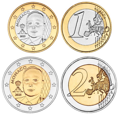 Monaco 2 euro kursmünze - euro,