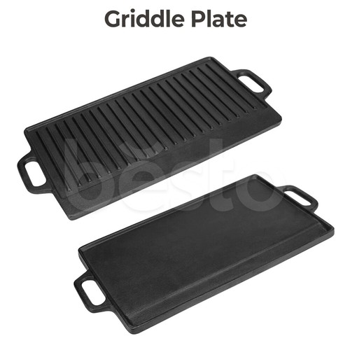 51cm gusseisen grillplatte - 51cm,