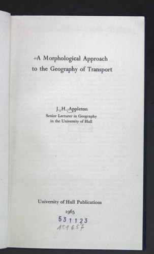 Morphological approach to - a,