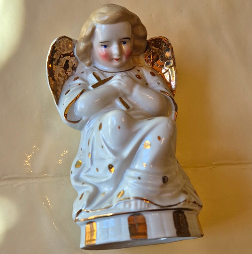 Porzellanfigur engel kniend - engel,