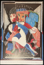 David HOCKNEY : "Image of Celia" - Originalplakat, Wetterling Galleries 1989 