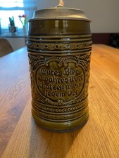 Bierhumpen mit zinndeckel 5 - mit, zinndeckel,