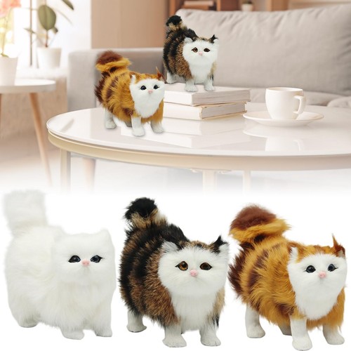 Plüsch katzenfigur - plüsch,
