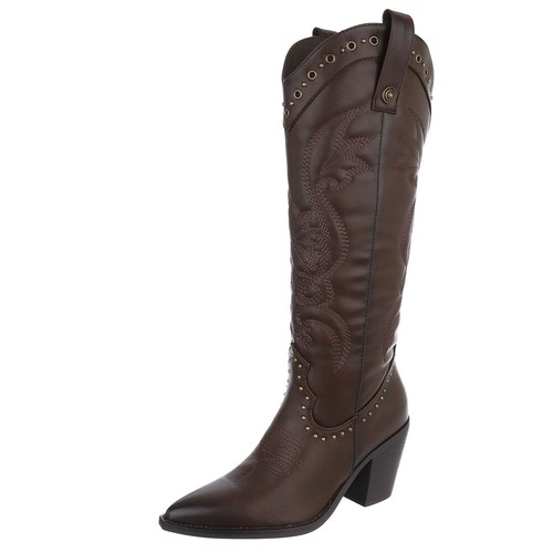 Damen cowboyboots mit nieten - damen,