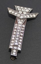  ART DECO Brosche 925er