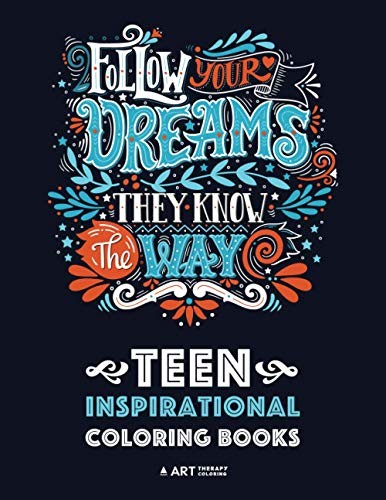 Teen inspirational coloring - inspirational,