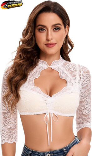Dirndl bluse damen oktoberfest - dirndl,
