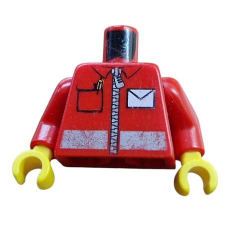 Lego minifigur torso rote - torso,