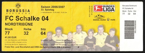 Ticket 2006 borussia - ticket,