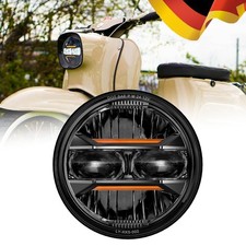 E24 LED Scheinwerfer Bernstein DRL für Simson S51 S50 Schwalbe STAR KR51/2 PNP