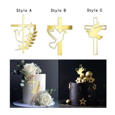 Kreuz Cake Topper Deko