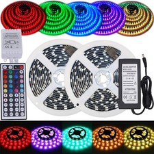 1m-30m 5050 SMD LED Stripe RGB Leiste Streifen Band Licht Leuchte Lichterkette 