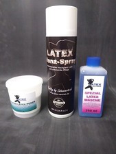 < Latexvertrieb > Latex - Pflegeset 3 in 1, Latexpflege  deluxe