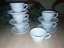 6x Tasse 5x Teller Living grau
