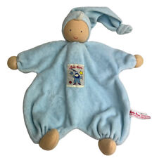 Käthe Kruse Schmusetuch Organic Gugguli Engel blau ca. 28 cm gebrauchter Zustand