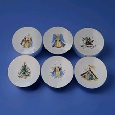 6 x Hutschenreuther Hohenberg Teller Heiligen Drei Könige u.a.  Porzellan 25cm