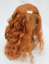 KRE-54  Perücke  KU 29-31  Lange Dauerwelle  feines Human Hair Handgeknüpft