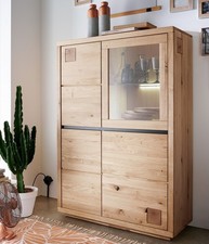 Highboard schrank massivholz - highboard,