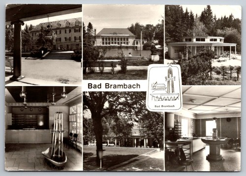 Postkarte bad brambach - postkarte,