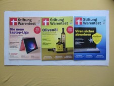 3 Hefte Stiftung Warentest