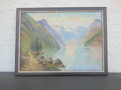 Stimmungsvolles ölgemälde - stimmungsvolles,