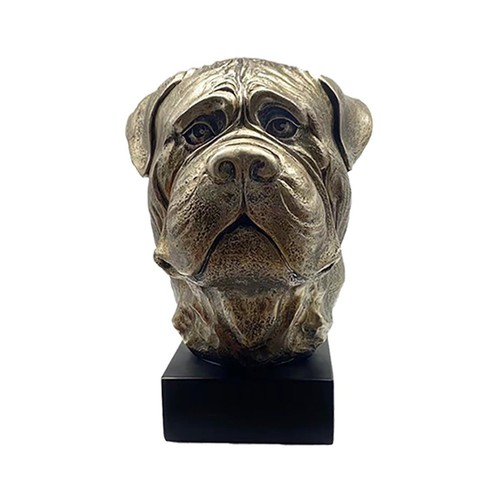 Hund statue bullmastiff - 01, "bullmastiff"
