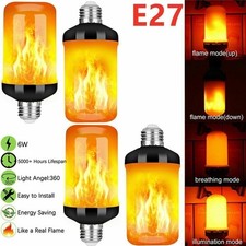 2Tlg LED Licht Fackel E27