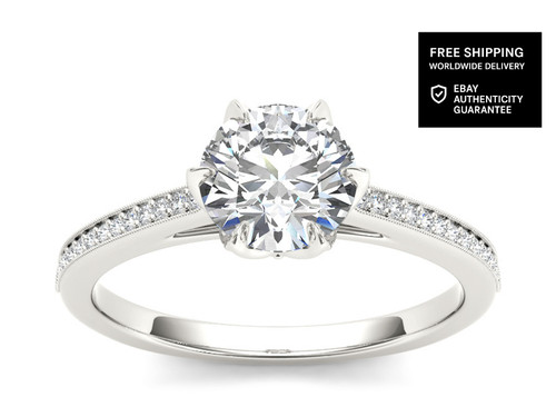 Massiver 14k weißgold karat - massiver, 2