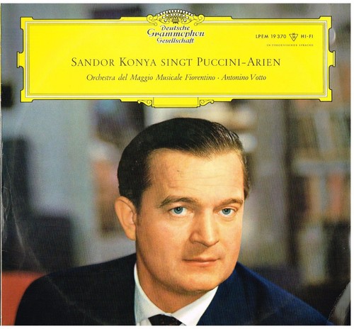 Sandor konya singt puccini - sandor, /