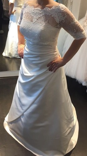 Gebrauchtes brautkleid mit - brautkleid,