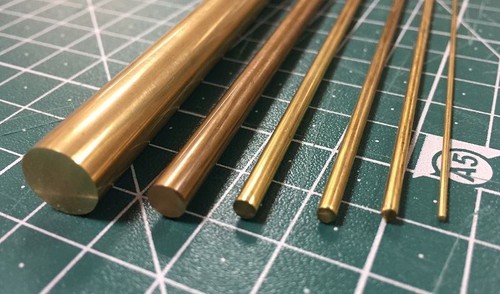 4mm 1000mm messing rundstab - x,