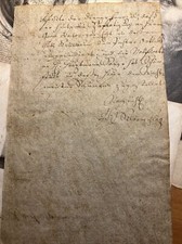 Original Antike Manuskript