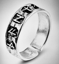 Ring Wikinger Runen Futhark