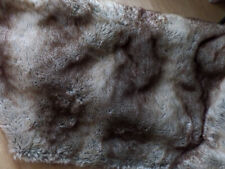 Hochwetige Fellimitatdecke in Braun- Beige  150 x 200 cm