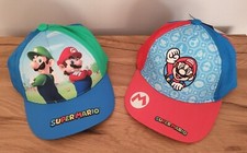 Super Mario Kinder Basecap Kappe Mütze Cap Sonnenschutz Luigi sort. Gr.52/54 NEU