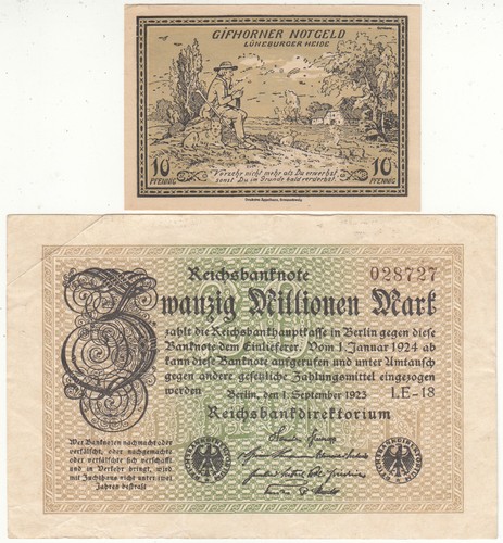Reichsbanknote mio mark - mio.,