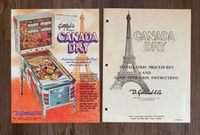 Gottlieb Canada Dry / Manual + Flyer / Flipper Pinball