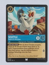Disney Lorcana Karte Scuttle - Experte für Menschen 154/204 4URS deutsch