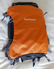 Mantona Kamerarucksack Fotorucksack elementsPro 40, orange, seitl. Eingriff
