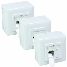 3x Netzwerkdose 2x RJ45 CAT.5