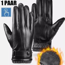 BW Bundeswehr Lederhandschuhe schwarz gefüttert Winter Leder Handschuhe Eingröße