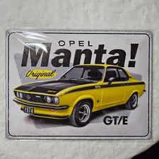 BLECHSCHILD Opel Manta! GT/E