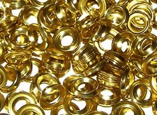 50 x Zierscheibe Messing für