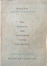 G. Hegel: Die Sendung des